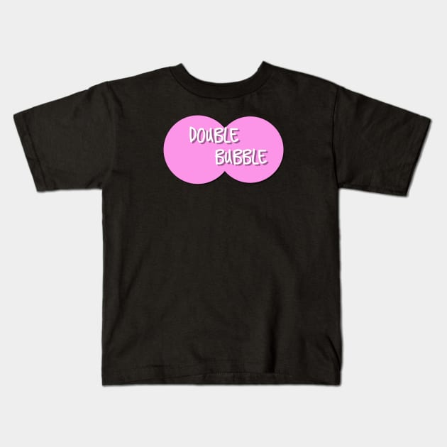 Double Bubble Kids T-Shirt by firstspacechimp